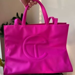 COPY - Azalea Barbie Hot pink Telfar Medium Shopping Toe Bag